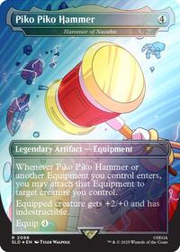 Piko Piko Hammer - Hammer of Nazahn (Rainbow Foil) (2098) [Secret Lair Drop Series]