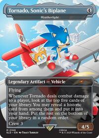 Tornado, Sonic's Biplane - Weatherlight (2100) [Secret Lair Drop Series]