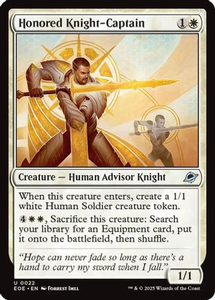 Honored Knight-Captain (EOE-022) - Edge of Eternities
