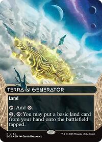 Terrain Generator (0133) (Borderless) (Galaxy Foil) (133) [Edge of Eternities: Stellar Sights]