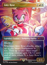 Amy Rose (Rainbow Foil) (2083) [Secret Lair Drop Series]
