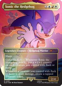 Sonic the Hedgehog (Rainbow Foil) (2087) [Secret Lair Drop Series]
