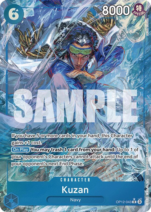 Kuzan (043) (Alternate Art) (OP12-043) [Legacy of the Master]