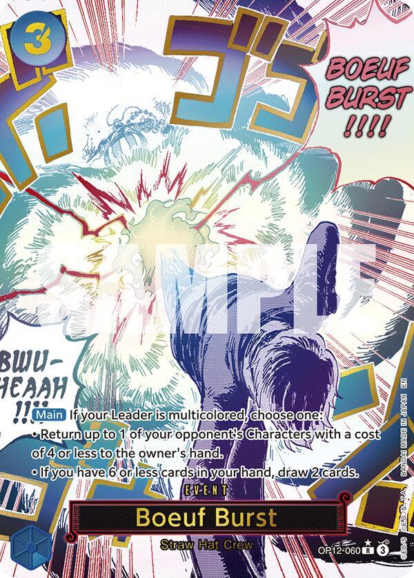 Boeuf Burst (Alternate Art) (OP12-060) [Legacy of the Master]