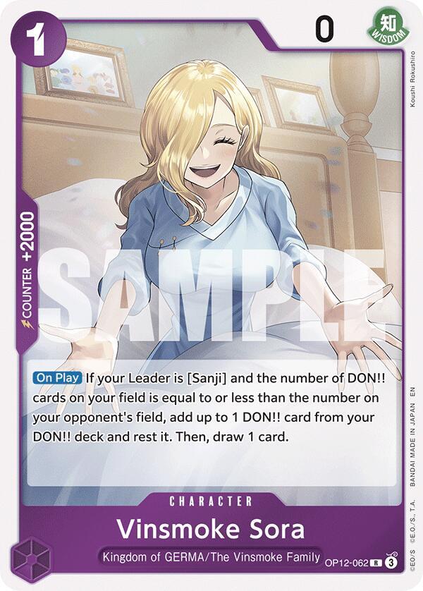 Vinsmoke Sora (OP12-062) [Legacy of the Master]