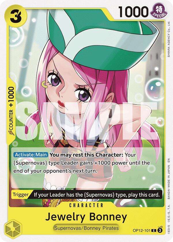 Jewelry Bonney (101) (OP12-101) [Legacy of the Master]