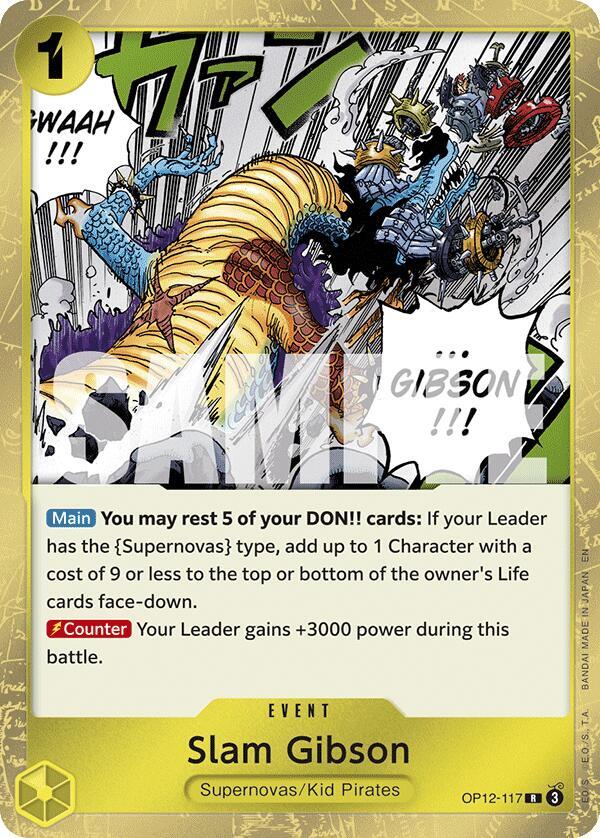 Slam Gibson (OP12-117) [Legacy of the Master]
