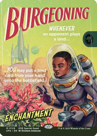 Burgeoning (Showcase) (SPG-126) - Special Guests Foil