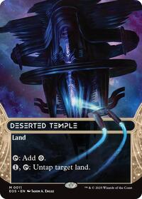 Deserted Temple (0011) (Borderless) (11) [Edge of Eternities: Stellar Sights]