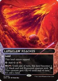 Lavaclaw Reaches (0022) (Borderless) (22) [Edge of Eternities: Stellar Sights]