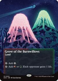 Grove of the Burnwillows (0062) (Borderless) (62) [Edge of Eternities: Stellar Sights]