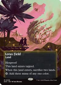 Lotus Field (0068) (Borderless) (68) [Edge of Eternities: Stellar Sights]