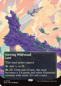 Stirring Wildwood (0084) (Borderless) (84) [Edge of Eternities: Stellar Sights]