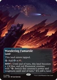 Wandering Fumarole (0090) (Borderless) (90) [Edge of Eternities: Stellar Sights]