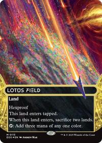 Lotus Field (0113) (Borderless) (Galaxy Foil) (113) [Edge of Eternities: Stellar Sights]