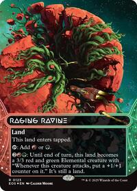 Raging Ravine (0125) (Borderless) (Galaxy Foil) (125) [Edge of Eternities: Stellar Sights]
