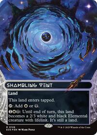 Shambling Vent (0128) (Borderless) (Galaxy Foil) (128) [Edge of Eternities: Stellar Sights]