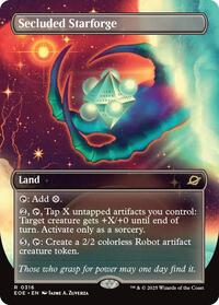 Secluded Starforge (Borderless) (316) [Edge of Eternities]
