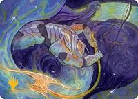 Seam Rip Art Card (Gold-Stamped Planeswalker Symbol) (6) [Art Series: Edge of Eternities]