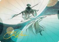 Weftwalking Art Card (Gold-Stamped Signature) (10) [Art Series: Edge of Eternities]