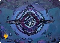 Archenemy's Charm Art Card (Gold-Stamped Planeswalker Symbol) (11) [Art Series: Edge of Eternities]