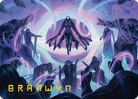 Chorale of the Void Art Card (Gold-Stamped Signature) (12) [Art Series: Edge of Eternities]