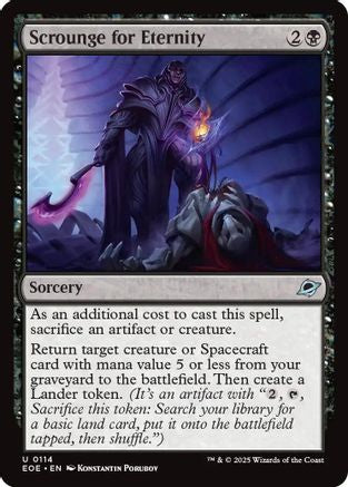 Scrounge for Eternity (EOE-114) - Edge of Eternities