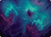 Cosmogoyf Art Card (24) [Art Series: Edge of Eternities]