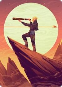 Sami, Wildcat Captain Art Card (37) [Art Series: Edge of Eternities]