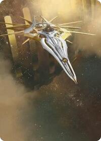 Dawnsire, Sunstar Dreadnought Art Card (27) [Art Series: Edge of Eternities]