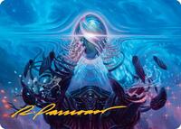 The Endstone Art Card (Gold-Stamped Signature) (28) [Art Series: Edge of Eternities]