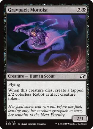 Gravpack Monoist (EOE-104) - Edge of Eternities Foil