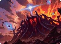 Secluded Starforge Art Card (32) [Art Series: Edge of Eternities]