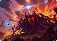 Secluded Starforge Art Card (Gold-Stamped Signature) (32) [Art Series: Edge of Eternities]