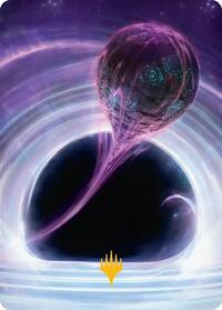 Susur Secundi, Void Altar Art Card (Gold-Stamped Planeswalker Symbol) (33) [Art Series: Edge of Eternities]