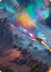 Meteor Crater Art Card (45) [Art Series: Edge of Eternities]