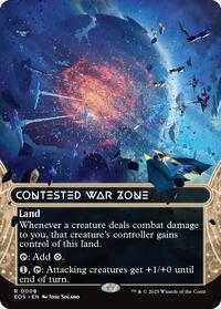 Contested War Zone (0008) (Borderless) (8) [Edge of Eternities: Stellar Sights]