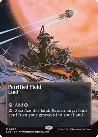 Petrified Field (0077) (Borderless) (77) [Edge of Eternities: Stellar Sights]