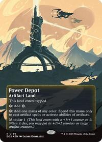 Power Depot (0169) (Borderless) (Galaxy Foil) (169) [Edge of Eternities: Stellar Sights]