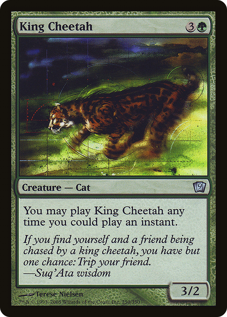King Cheetah (9ED-250★) - 9th Edition Foil