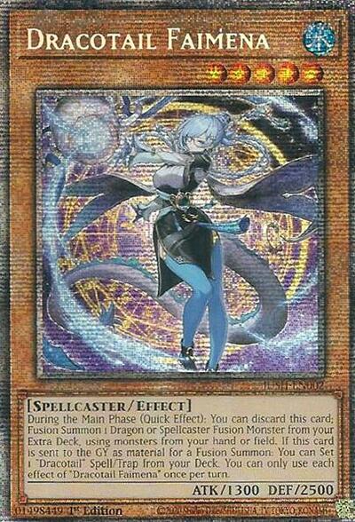 Dracotail Faimena (Starlight Rare) (JUSH-EN002) [Justice Hunters]