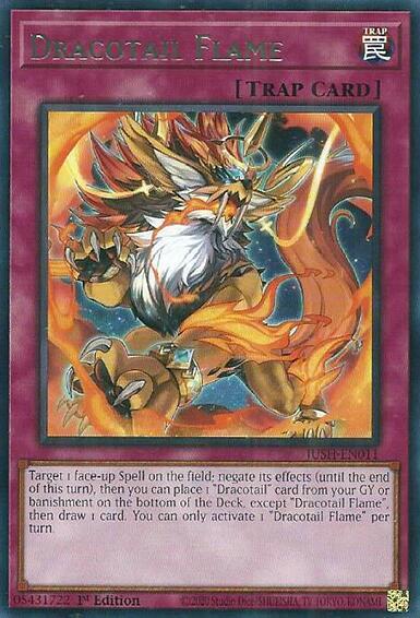 Dracotail Flame (JUSH-EN011) [Justice Hunters]