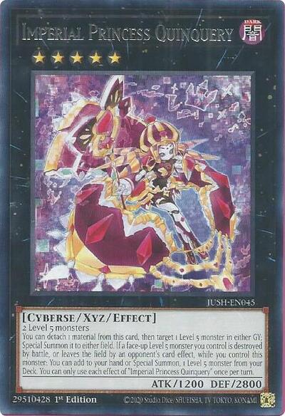 Imperial Princess Quinquery (JUSH-EN045) [Justice Hunters]