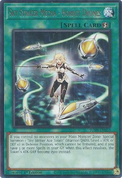 Sky Striker Mecha - Hornet Drones (JUSH-EN053) [Justice Hunters]