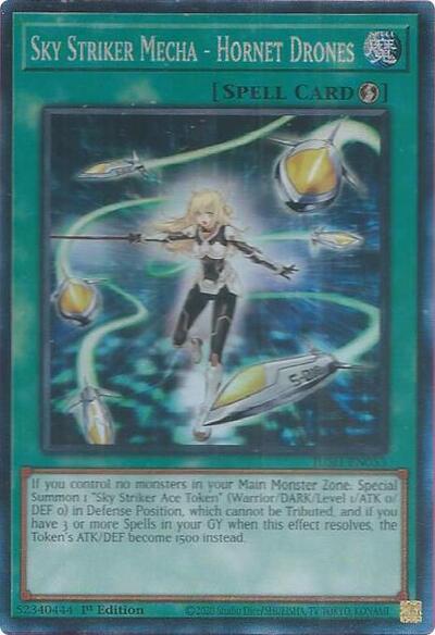 Sky Striker Mecha - Hornet Drones (CR) (JUSH-EN053) [Justice Hunters]