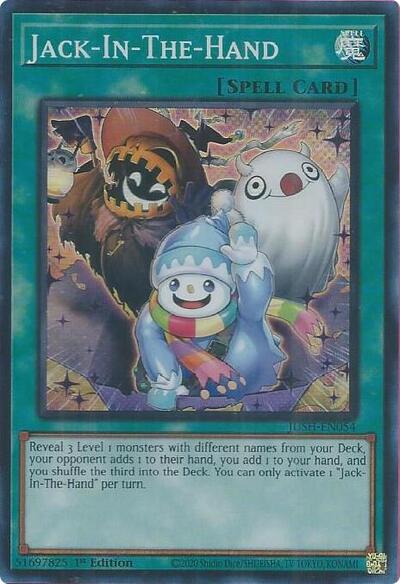Jack-In-The-Hand (Super Rare) (JUSH-EN054) [Justice Hunters]