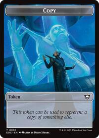 Copy // Pest Double-Sided Token (1 // 9) [Commander: Edge of Eternities]