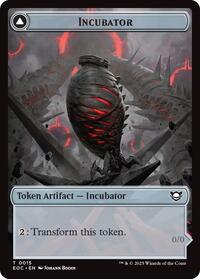 Incubator // Phyrexian Double-Sided Token (15 // 15) [Commander: Edge of Eternities]