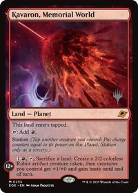 Kavaron, Memorial World (255) [Promo Pack: Edge of Eternities]