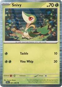 Snivy - 001/086 (Unova Poster Collection) (001/086) [Miscellaneous Cards & Products]